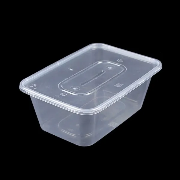 Plastic Lunch Box, Transparent Food Fast Food Box
